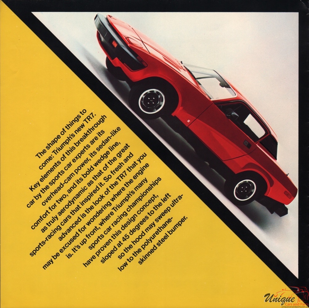 1975 Triumph TR7 Brochure Page 4
